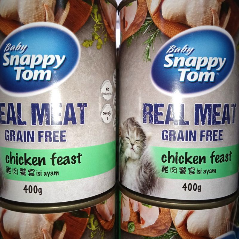 SNAPPY TOM BABY 400gr Wet Food - BABY CHICKEN