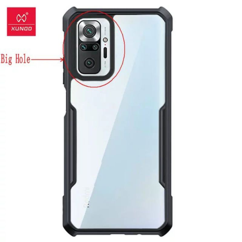 Hard Case Xiaomi Redmi Note 10 Pro / Redmi Note 10  Shockproof Armor Tranparent Premium