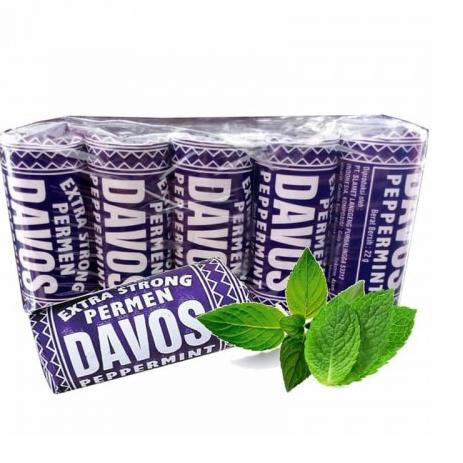 

7N0 Davos Permen Roll 22gr isi 10pcs/Permen/Makanan/Kembang Gula/Camilan ➵➻ ➭ 66