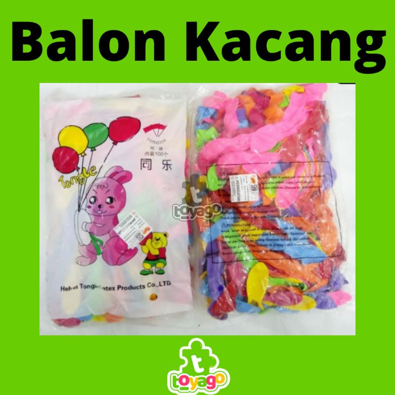 Balon Kacang Besar ball No.8 isi -+100 pcs Grosir Murah