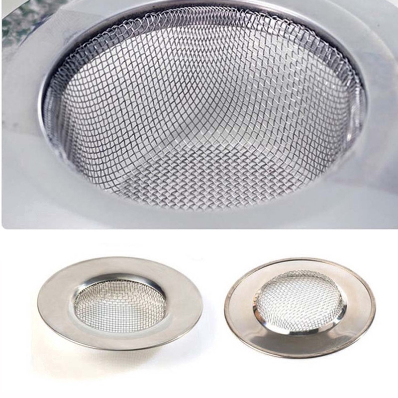 Filter Penyaring Saluran Air Bahan Stainless Steel Dan Logam Untuk Dapur/Kamar Mandi