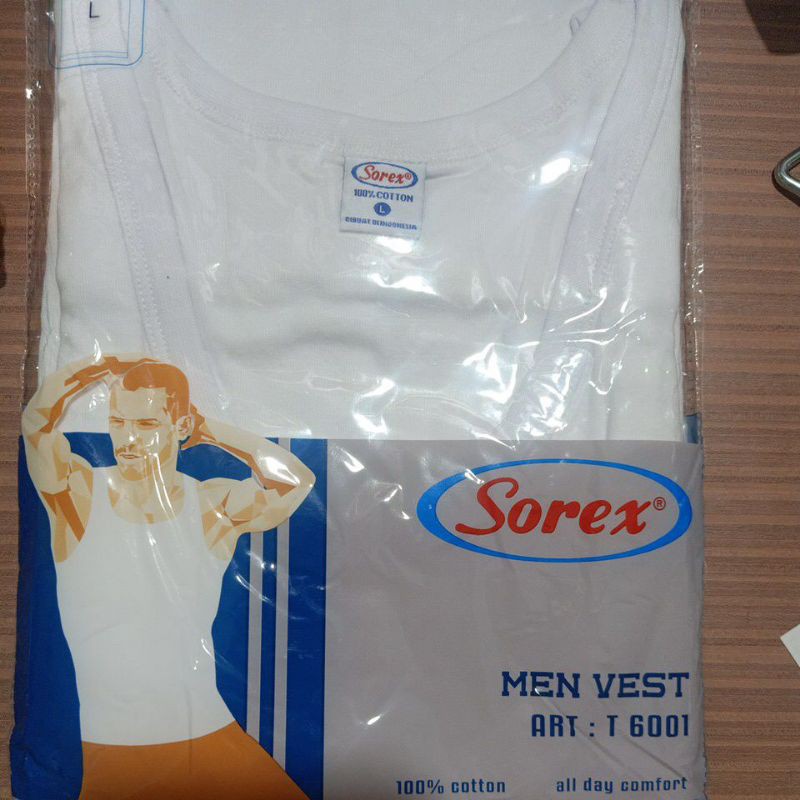 Sorex singlet laki dewasa t-shirt T6001/T6002/T6003/T6004/6005