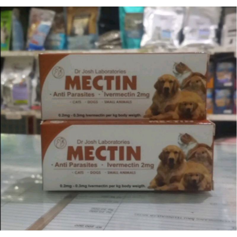 Obat Kutu Mectin perbox (20tablet/2strip)