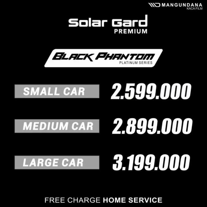 Solar Gard Black Phantom Full