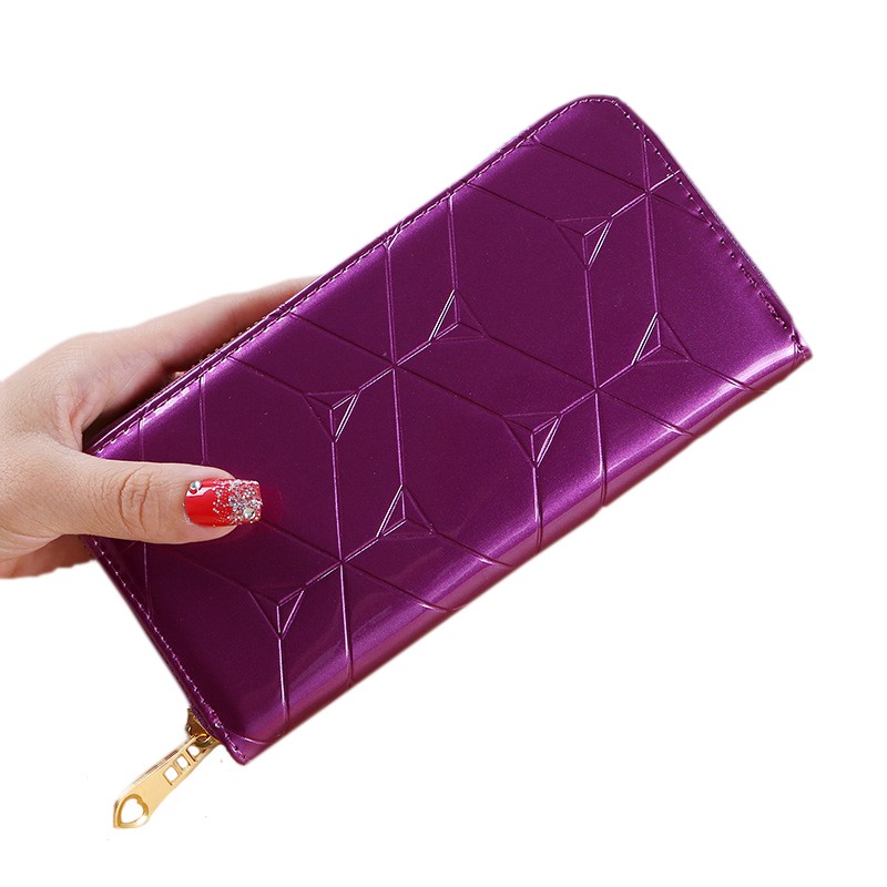 Dompet Cewe Panjang MAISIKE METALIK Korea Women Wanita Long Wallet