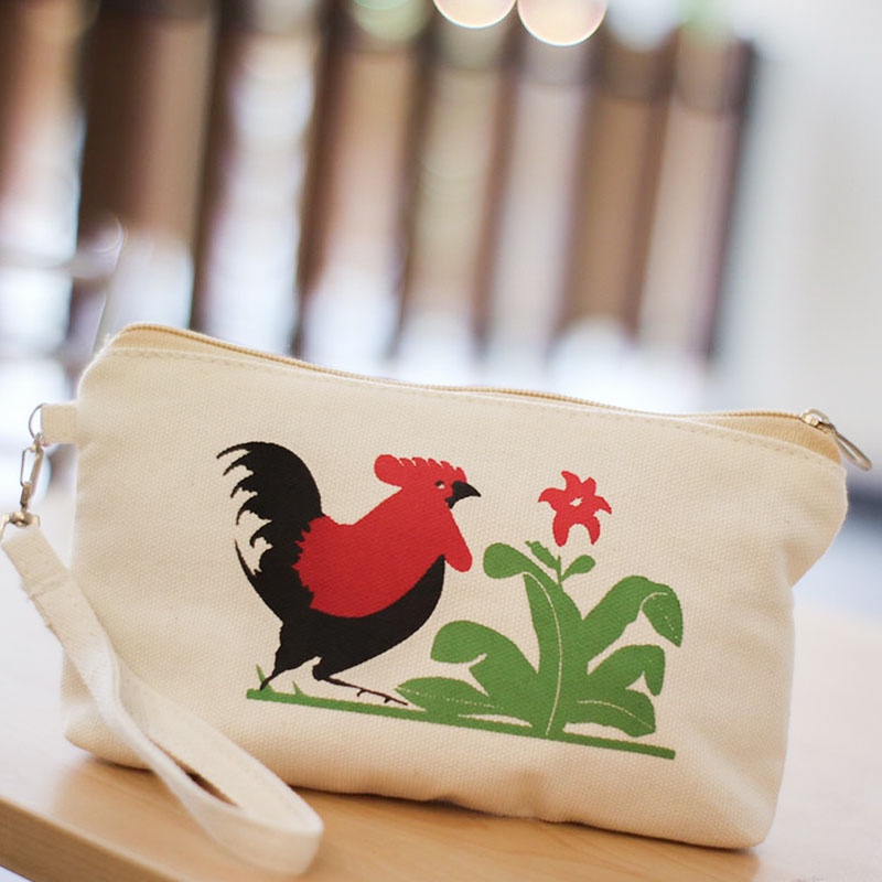 TERLARIS, COD BISA  Dompet Wanita Pouch Kanvas Untuk Tempat Make Up/ Aksesoris Wanita/Tempat Hp/Poun