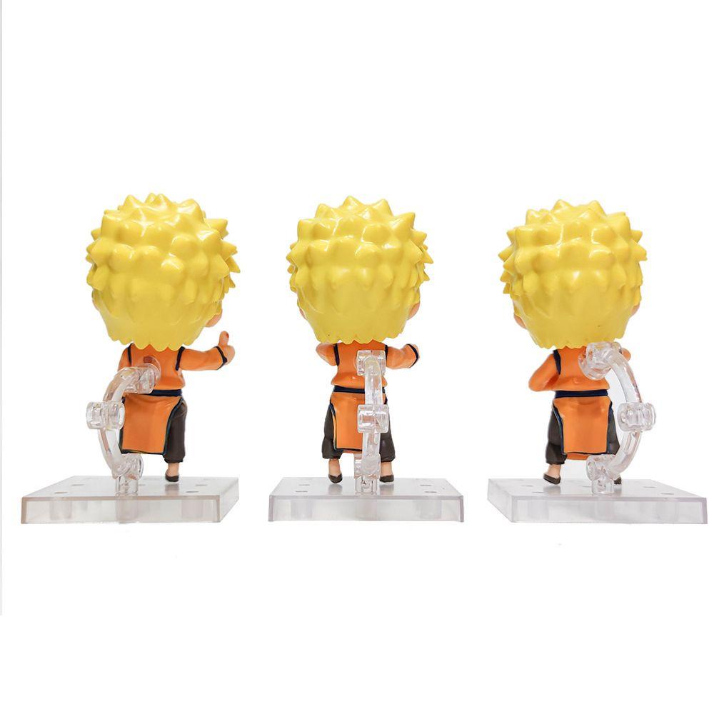 NEEDWAY Naruto Shippuden Model Koleksi Untuk Hadiah 3pcs/set Figure Mainan Model Mainan Uzumaki Naruto