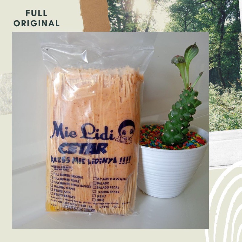 

MIE LIDI CETAR BUMBU BASAH 8 K