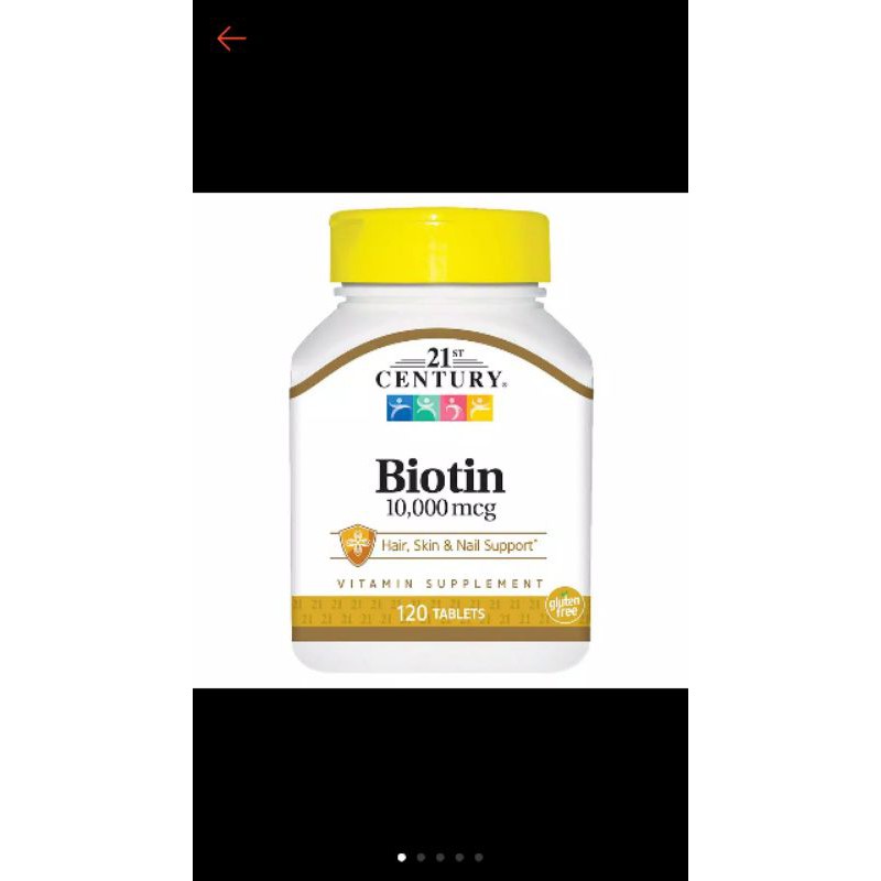 21 st century biotin 10000 mcg vitamin rambut rontok