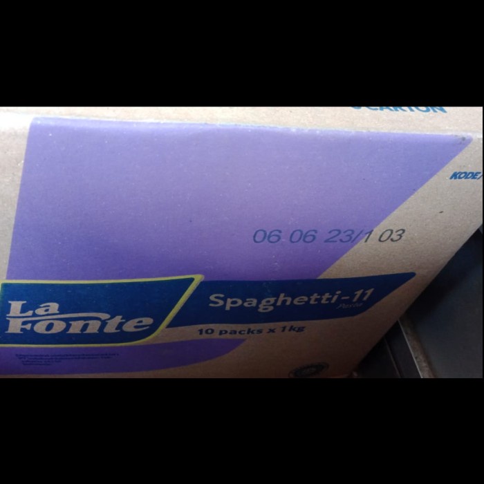 

PASTA-ANEKA- LA FONTE LAFONTE SPAGHETTI SPAGHETI NO 11 1 KG / 1KG / 1000 GRAM G -ANEKA-PASTA.