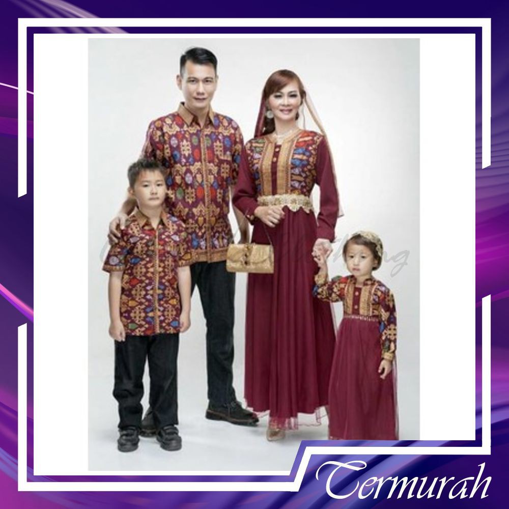 CAMISOLA HEM GAMIS JODHA PRODO  SARIMBIT COUPLE KELUARGA