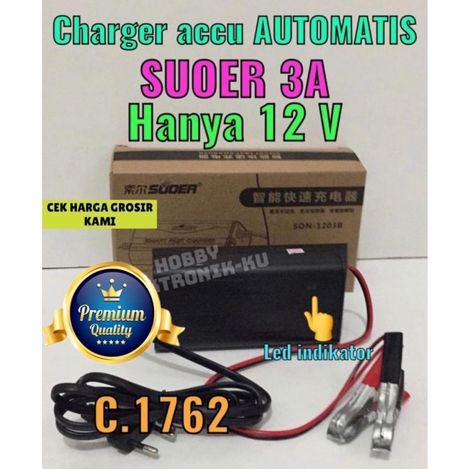 CHARGER ACCU SUOER 3A SON1203B FAST CHARGER