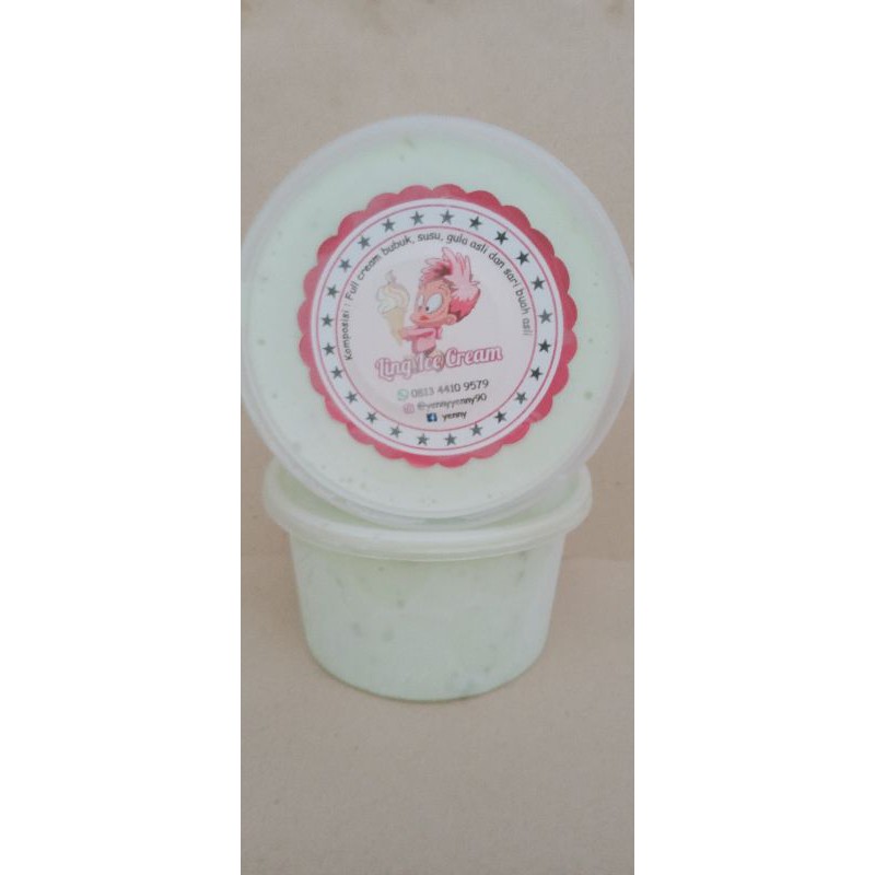 

es cream kacang hijau