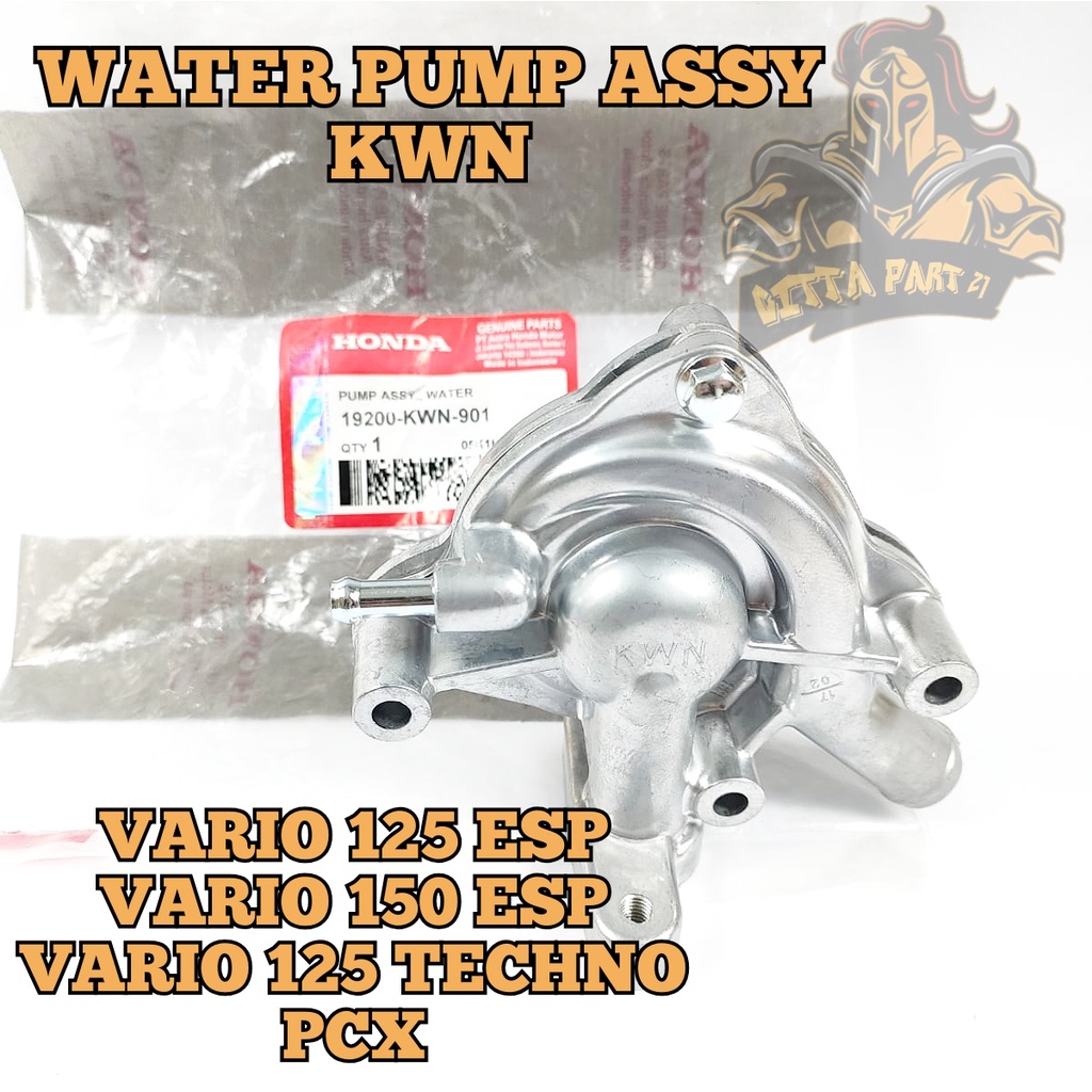 WATER PUMP WATERPUMP ASSY KOMPLIT HONDA AHM KVB KUALITAS ASLI ORIGINAL HONDA AHM PRESISI TODAK BOCOR BAHAN BERKUALITAS POMPA TERATUR BERFUNGSI DENGAN BAIK DAN DIJAMIN AWET VARIO 125 ESP VARIO 150 ESP VARIO 125 TECHNO VARIO 125 LED VARIO 150 LED