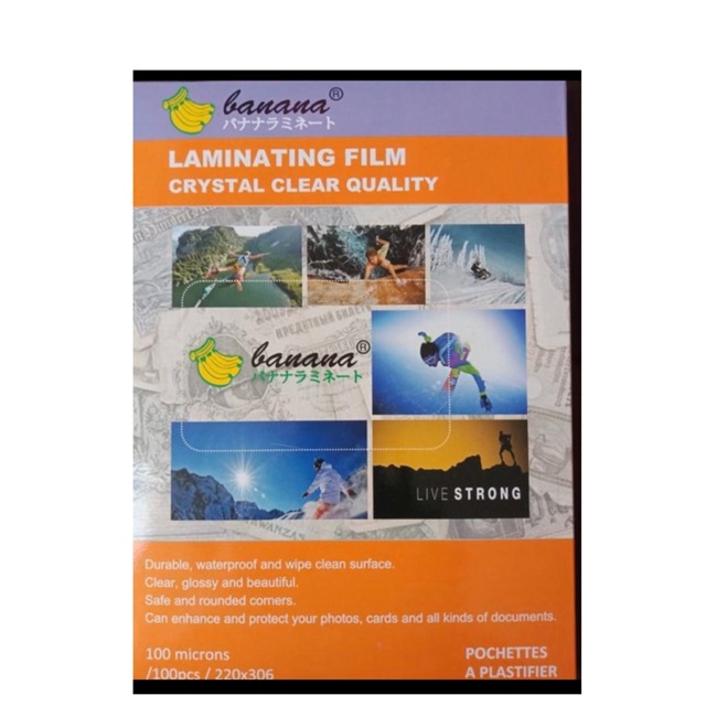

Plastik laminating A4 isi 100 lembar
