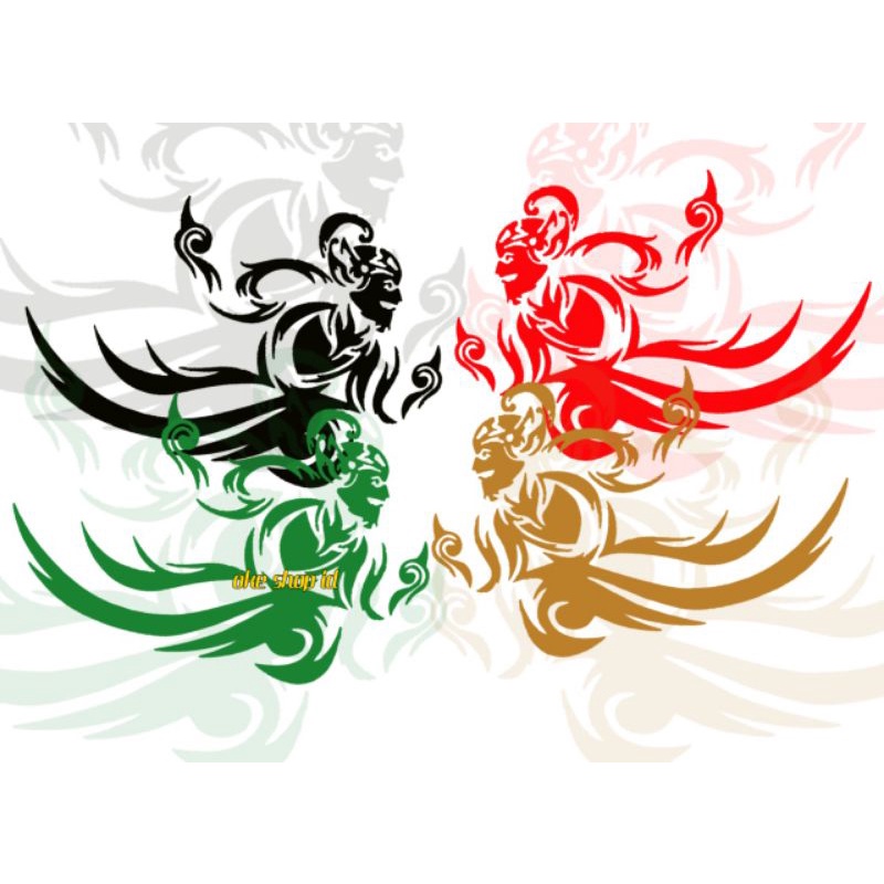 Cutting Sticker Wayang Cutting Sticker Logo Custom