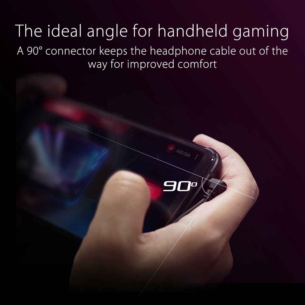 Earphone Asus ROG Cetra II Core in-ear Gaming Headphones Silicone 2