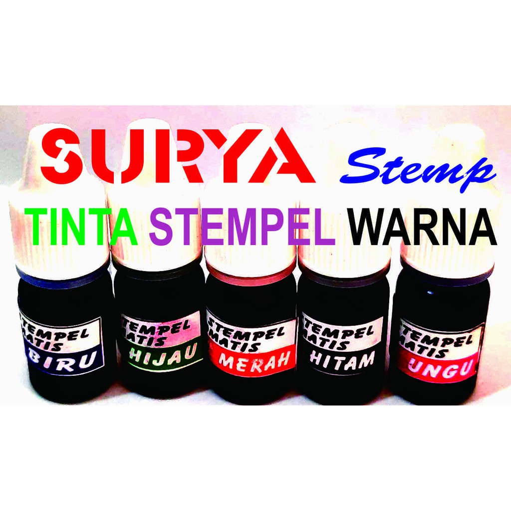 

tinta ISI ULANG / REFIL STEMPEL OTOMATIS / WARNA / FLASH