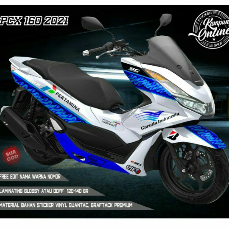 Decal pcx new 160 Mandalica fullbody
