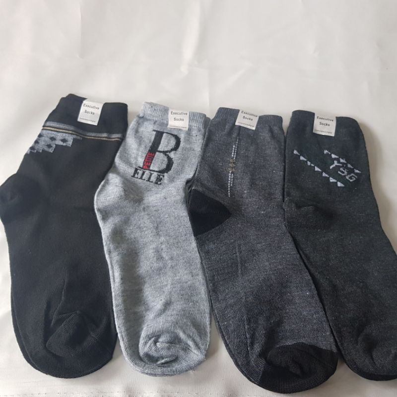 KAOS KAKI PRIA KERJA KANTOR 3/4 MOTIF RANDOM