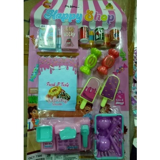 Mainan Kasir Kasiran Mini Set Kemasan Mika Happy Shop