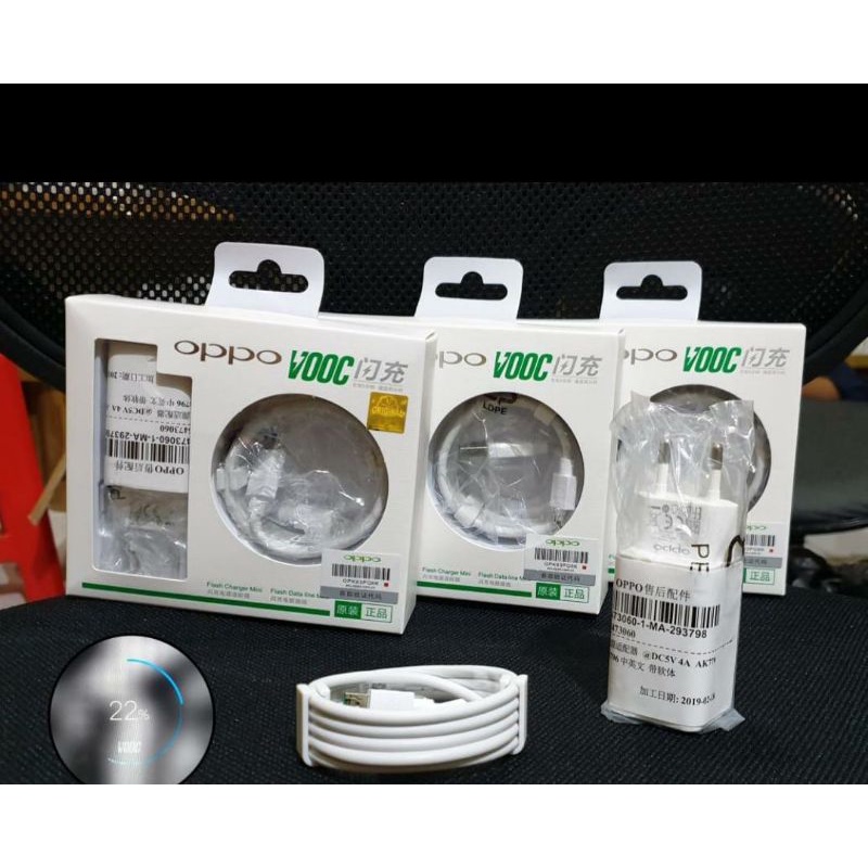CHARGER OPPO VOOC 4.0A TRAVEL CHARGER VOOC OPPO 4.0A FAST CAS OPPO