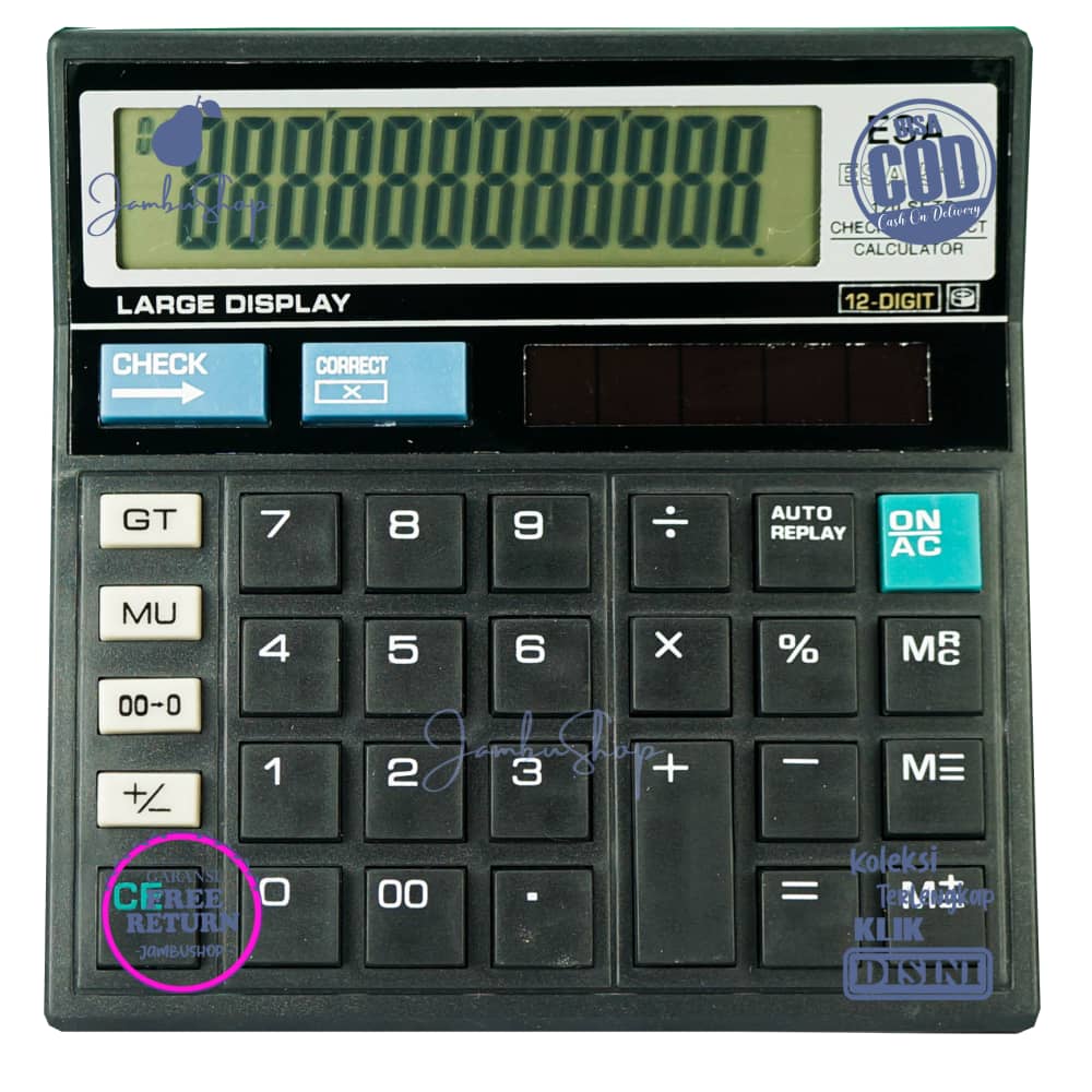 

Kalkulator Basic Calculator Modern Berkualitas Hitam Esa 512 12 Digits