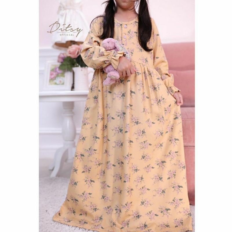 Little Nualla Yellow by Ditsy