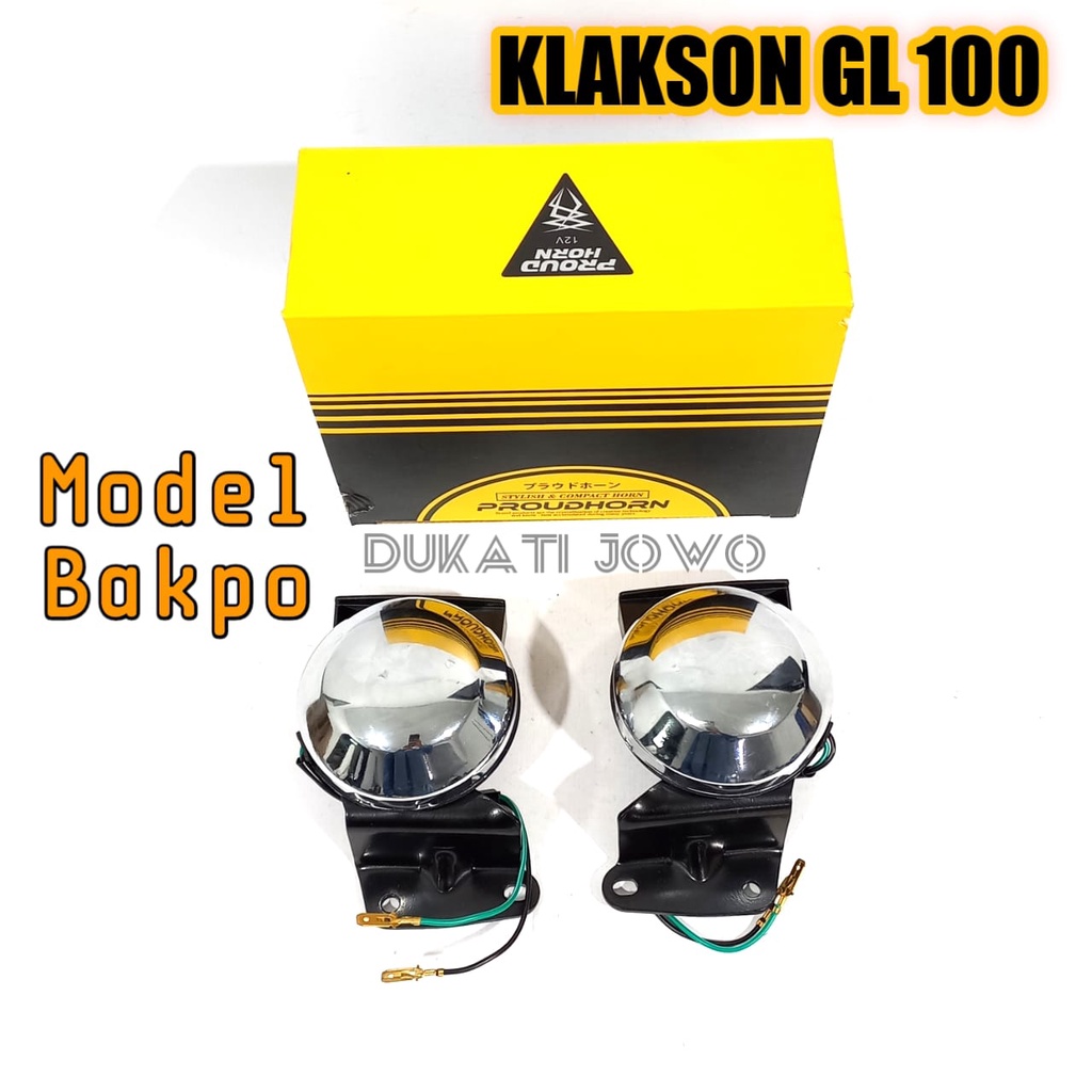 Klakson GL 100 Klakson Model Bakpo Suara Toot Klakson Keong Bakpau GL 100 Import Quality