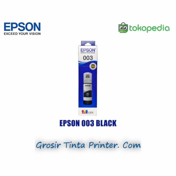 

Hemat Tinta Epson 003 Black Original L3110,L3150,L5190 Hot Sale