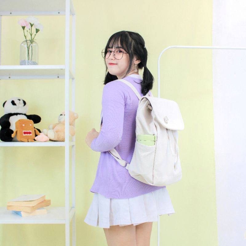 Celah Langit Zora Backpack l Tas Ransel Kanvas