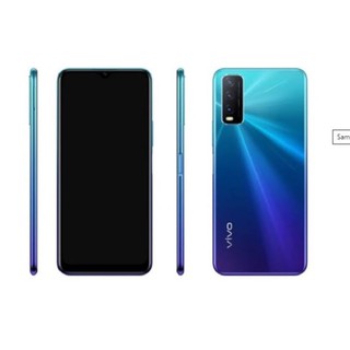 Hp Vivo Y20 Ram 3 64 Warna Biru Dan Putih Free Anti Gores Sma Silikon Shopee Indonesia