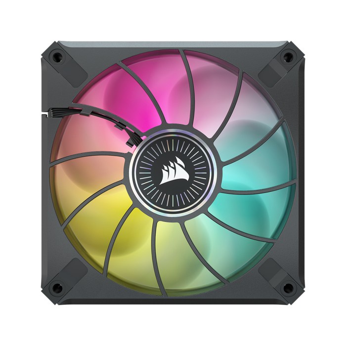 CORSAIR ML120 RGB ELITE Premium PWM Magnetic Levitation Triple Fan - Hitam