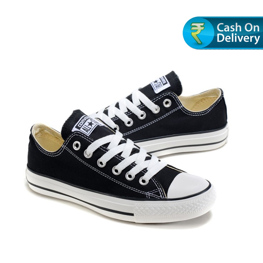 Promo Sepatu Converse019 All Star Termurah Kets Pria Wanita Sneakers Casual / Sekolah Warna Hitam Sepatu Kerja + box Terbaru 2021