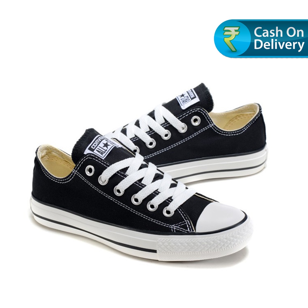 Promo Sepatu Converse019 All Star Termurah Kets Pria Wanita Sneakers Casual / Sekolah Warna Hitam Sepatu Kerja + box Terbaru 2021