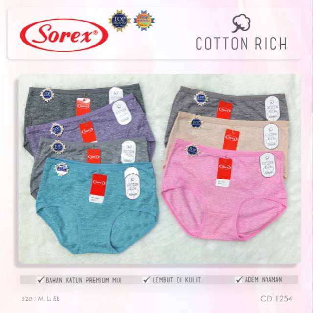 CD WANITA SOREX COTTON RICH Art 1254