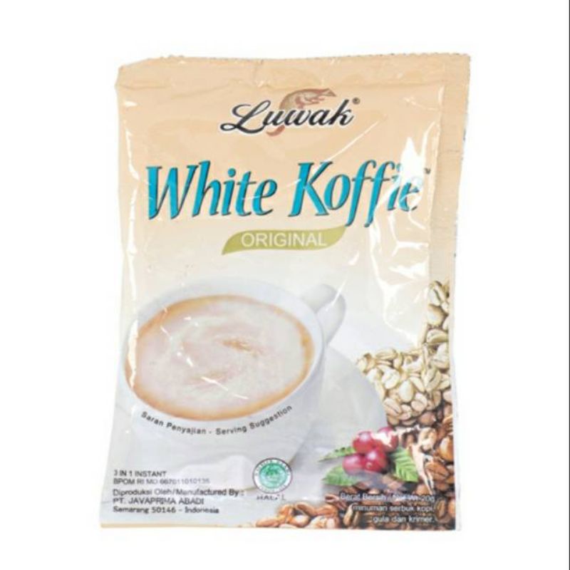 

Warunge.Nyong Kopi Luwak White Coffie 1 Renceng @20 gram