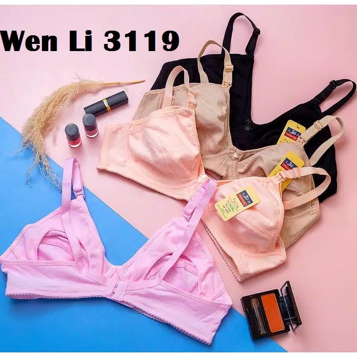 Bra BH Hamil Menyusui Tanpa Busa Bra 8119 & BH 3119-4