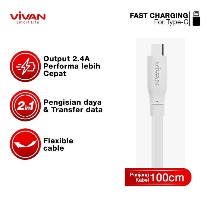 A_   Kabel data vivan type C CBC100S cable data vivan type C