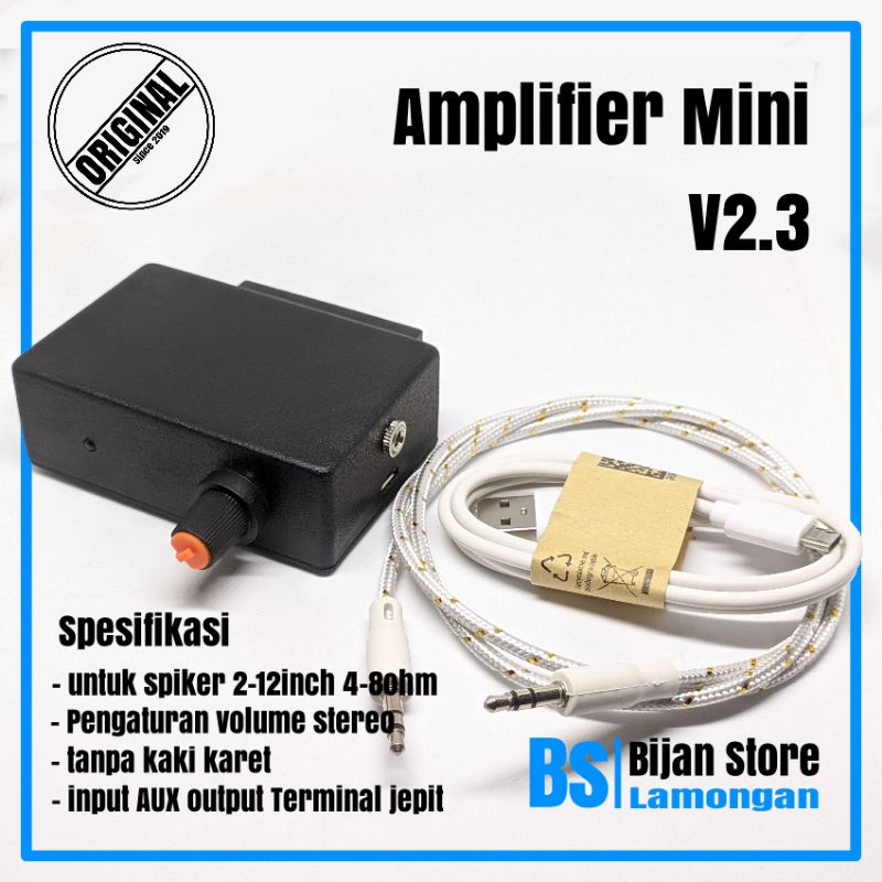 Ampli Sound System Miniatur Cocok Buat Dalam Ruangan speaker 2-12inch v2.3