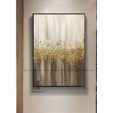 lukisan abstrak modern minimalis