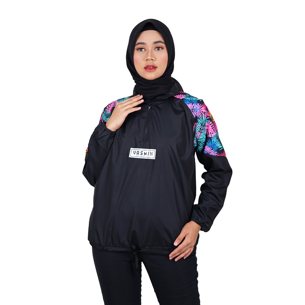 Jaket Parasut Wanita / Olahraga dan Jogging / Waterproof / COD / Beehive