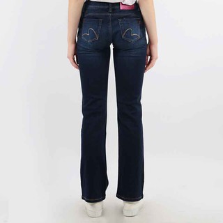  Celana  Jeans Wanita Panjang Cutbray  High Waist  City Jeans 