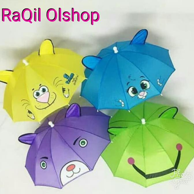 Payung anak mini karakter / payung lipat anak paud murah