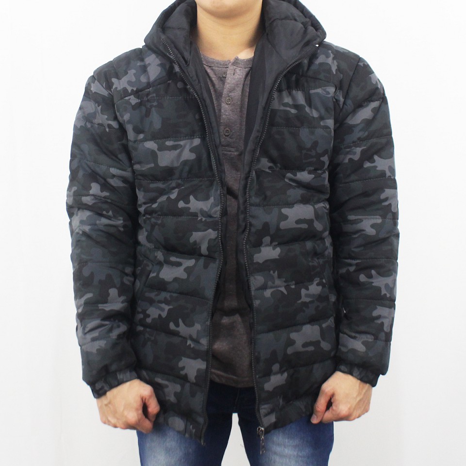JAKET PUFFER CAMO ARMY ABU 01 TEBAL PRIA SIZE M L XL XXL XXXL  - JAKET WINTER  JUMBO SIZE 2XL 3XL - JAKET PARASUT TEBAL PRIA BIG SIZE - JAKET GUNUNG HIKING