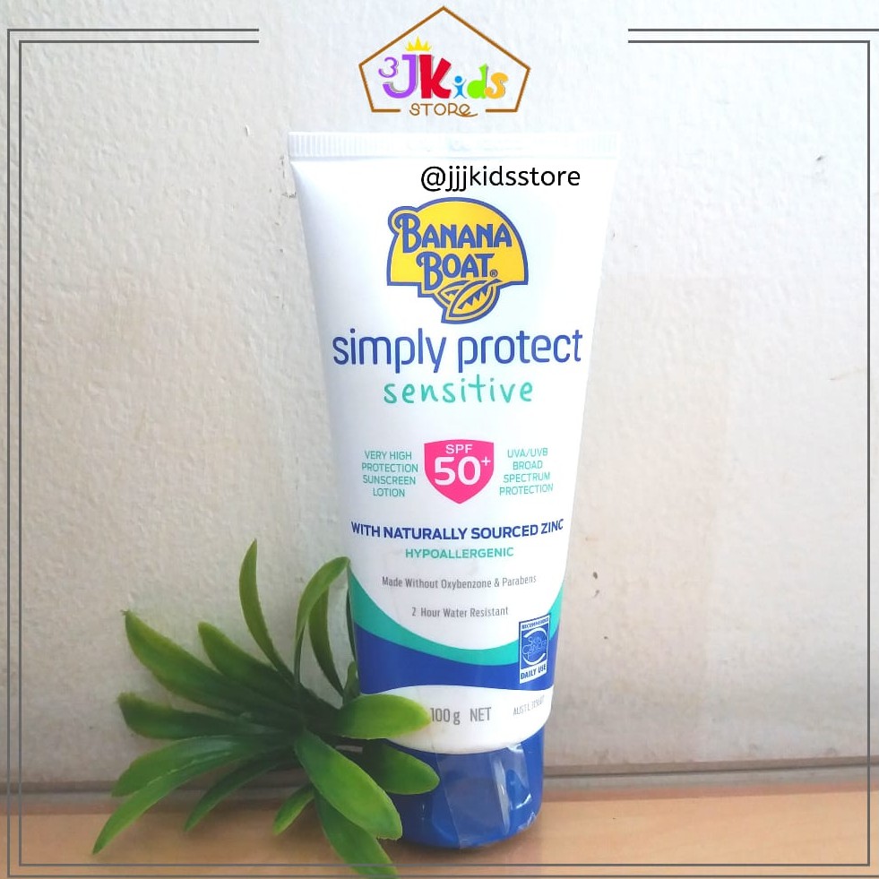 banana boat sensitive