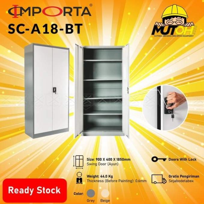 

[[COD]] Lemari Arsip Lemari Besi Pintu Swing IMPORTA SC-A18BT PRODUK TERBATAS Kode 13