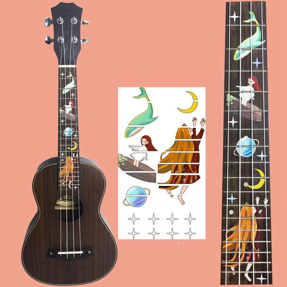 Suyo Stiker Fretboard Gitar Elektrik Multi Model