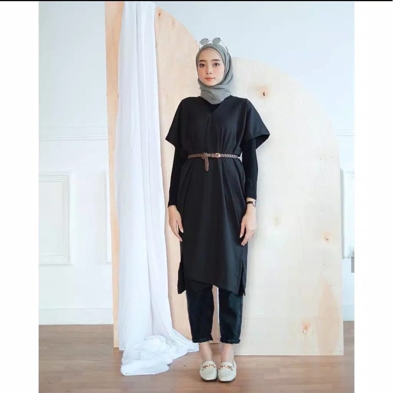 Daisha Long Tunik Terbaru Free Belt