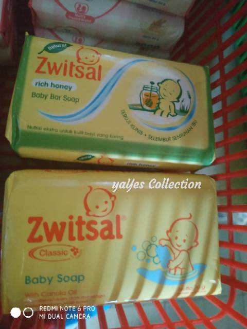 Zwitsal sabun batang 70 gr baby bar soap rich honey clasic klasik switsal perlengkapan mandi bayi